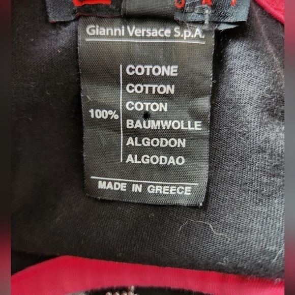 Gianni Versace Black Sport Tee Size M - Picture 3 of 8